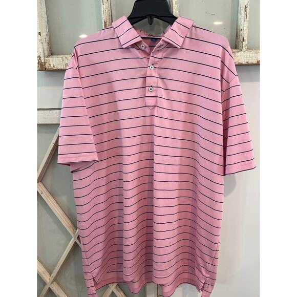 Stitch Other - Stitch mens size XXL golf polo shirt pink & navy blue